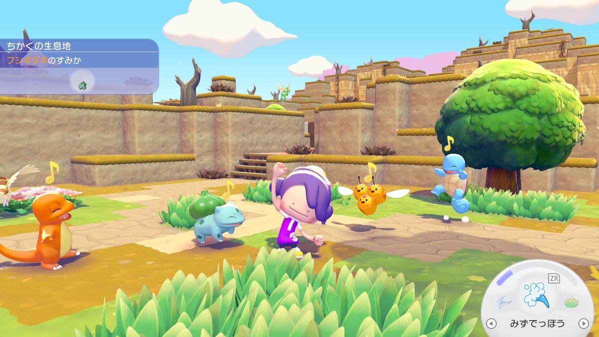 kinuesaeko's tweet photo. （ぽこポケ）やさしいせかい…ここに住みたい… https://t.co/KefGmdJ63J