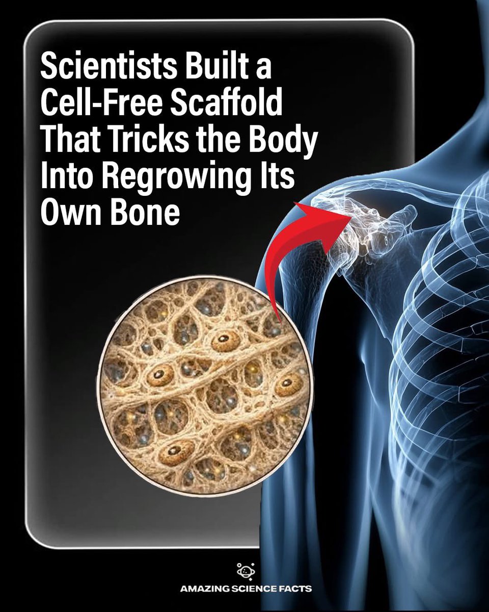 🚨 2026 Medical Revolution: Scientists Grow CARTILAGE “Blueprint” That Lets Your Body REGROW Damaged Bone — No Implants, No Rejection! 🦴🔬
(Video &amp; sources below 👇)
The information provided is accurate and based on a real breakthrough reported in March 2026. 
Researchers at