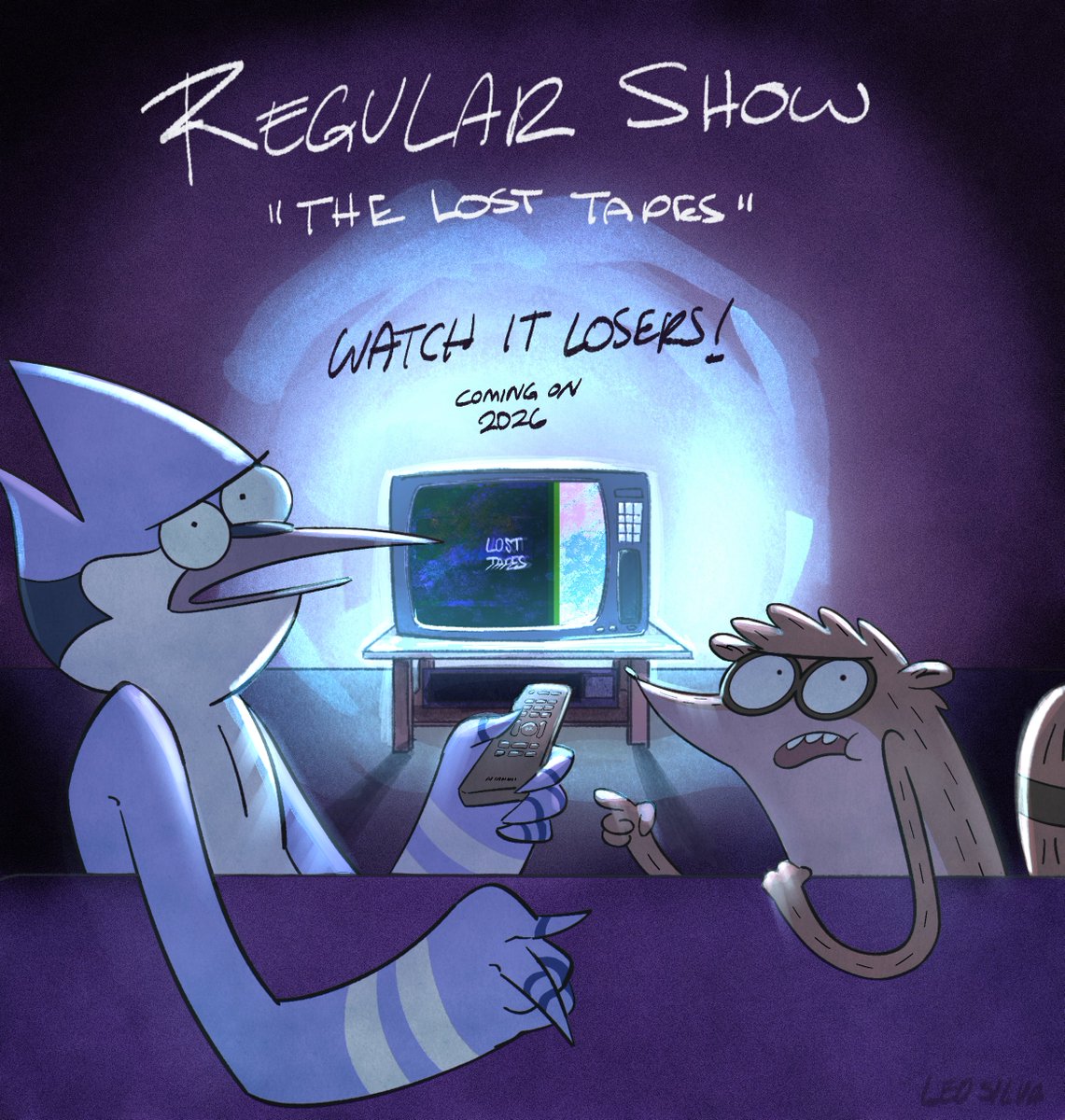 leosilva_a1's tweet photo. Regular Show: The Lost Tapes 1/4

(hice 4 versiones alternas de este arte y las ire subiendo cada dia jeje) https://t.co/unPIfo33qa
