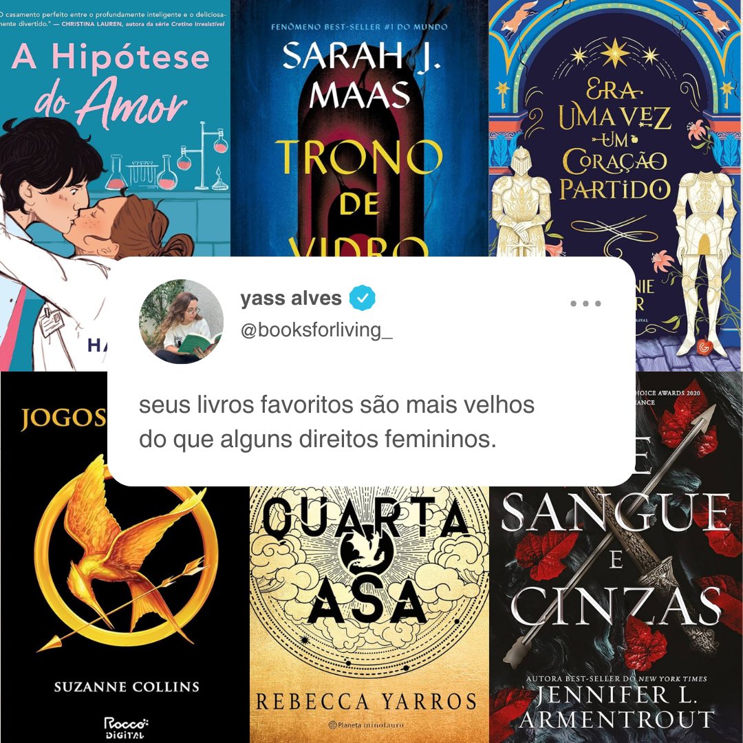 seus livros favoritos são mais velhos do que alguns direitos humanos — a thread