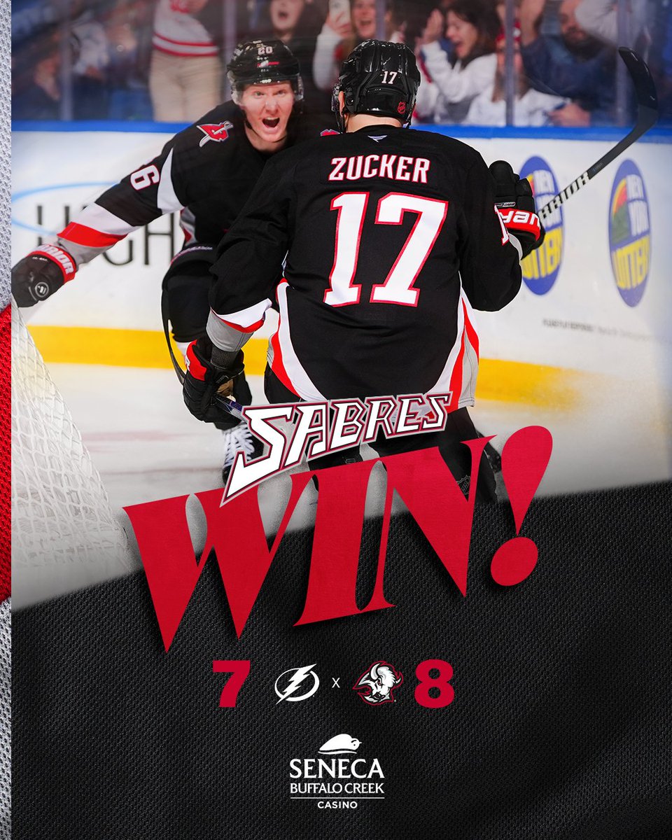 YOUR BUFFALO SABRES WIN IT

#LetsGoBuffalo | @SenecaBuffalo https://t.co/ChO2dDnpVc