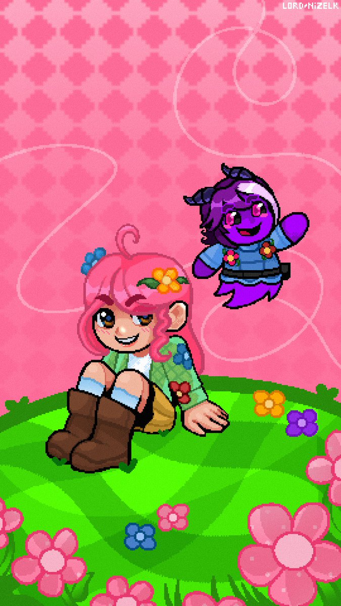 Pixel art da ak! <a href="/yasmiiinis/">Yas</a> com a Amora 💜🩷

#arkanis #Arkanis3Temporada #Arkanis3Temporada #arkanisfanart