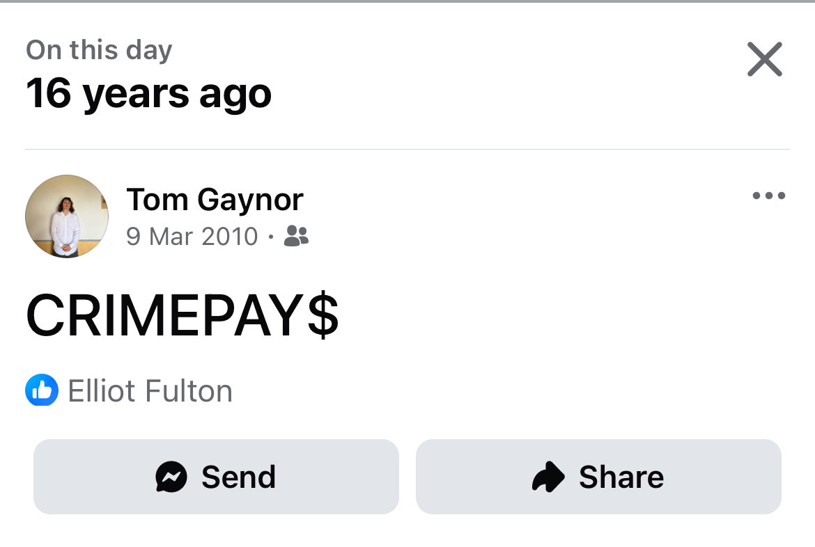 alldaychubbyboy's tweet photo. On this day 16 years ago I would guess I shoplifted a chocolate bar https://t.co/H4hl5WWtZv