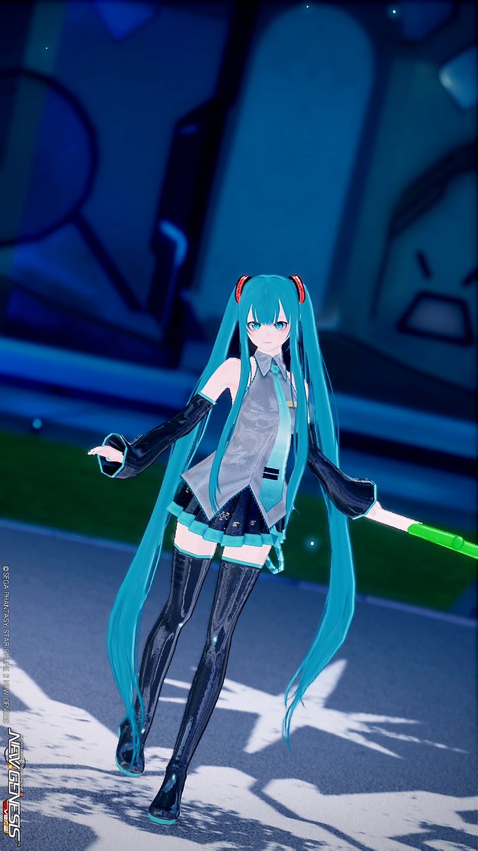 #PSO2NGS_S︎S #メンテの日じゃないけどss貼る
#今日のリッターズ  #初音ミク
今日はミクの日！ﾈｷﾞﾈｷﾞ〜ᥬ(๑•᎑•๑)Y ﾈｷﾞﾈｷﾞ〜