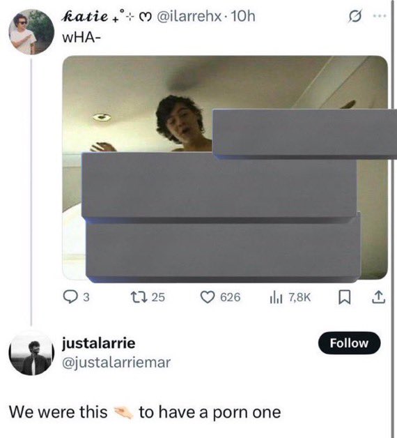 just a reminder that a larrie with 1.1k followers once said this about a 16 year old harry. pls report them as they seem to have faced no repercussions @/justalarriemar