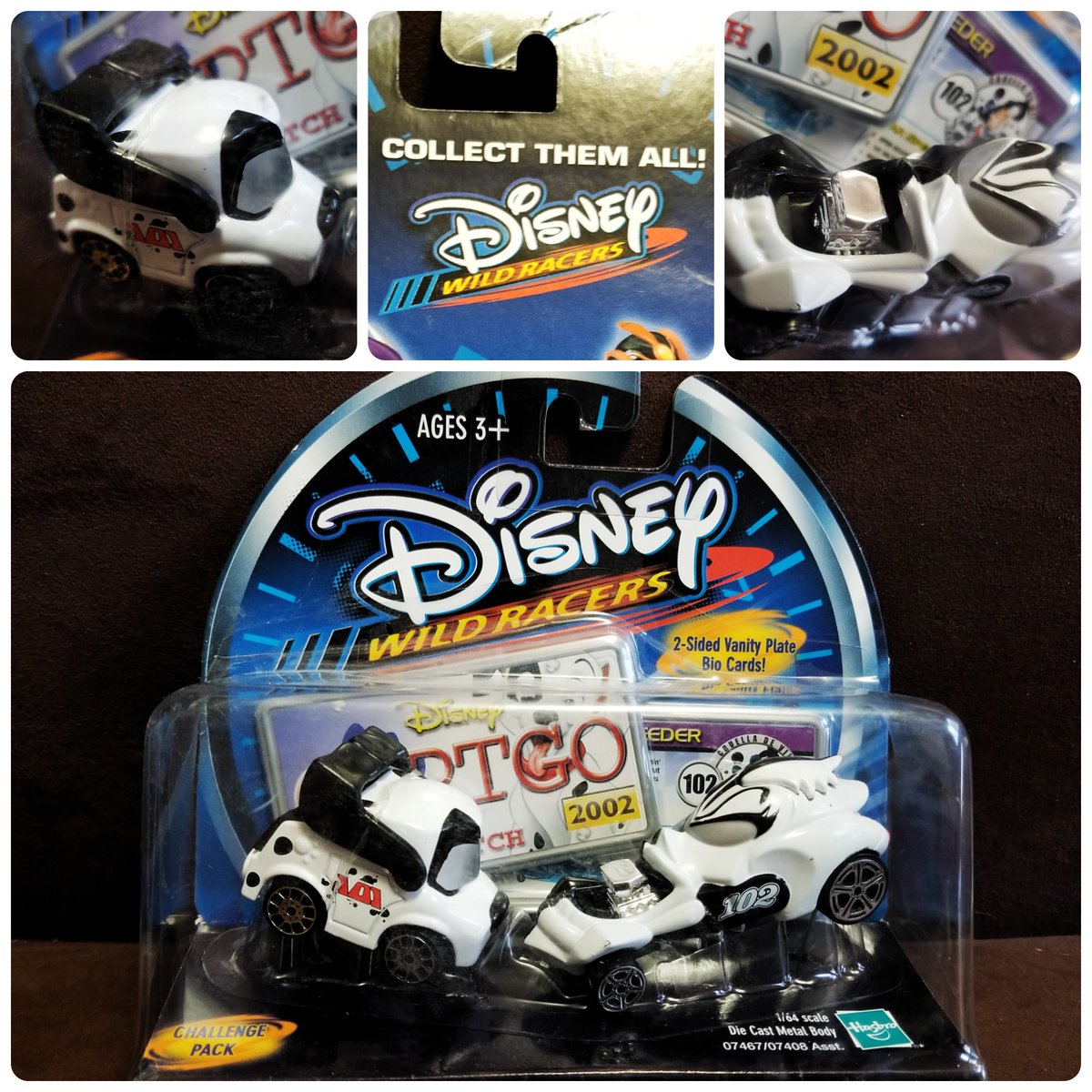 TeriE's tweet image. COOL #DisneyParks 101 Dalmatians RACERS #CRUELLA &amp;amp; #PATCH 1:64 Diecast Cars #LicensePlates 2002 
ebay.us/m/thZERX 

#hotwheels #101dalmatians #disneydogs #disneycollectibles #disneytoys #vintagedisney #vintagetoys #disneycollector #disneyanimation #disneycars #toycars