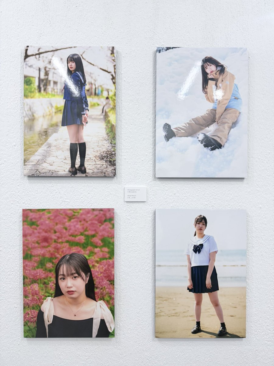 ___mi156's tweet photo. 私の被写体としての1つの夢だった『個人展示』を叶えてくださったむうぶさん(@movephoto )約1年かけて四季折々の私を展示してくださってありがとうございます。

お互い個人展示自体が初めてで試行錯誤がありましたね。笑

今よりフォロワーも少ない頃にポストした私の一言をみて叶えたいと想って下さりありがとうございます。

私は本当に幸せ者です。

おまかせ展示では人生初の生誕祭のお写真を展示してくださり嬉しいです( ;  ; )

これからも優しく見守っててください(  ˙𐃷˙)