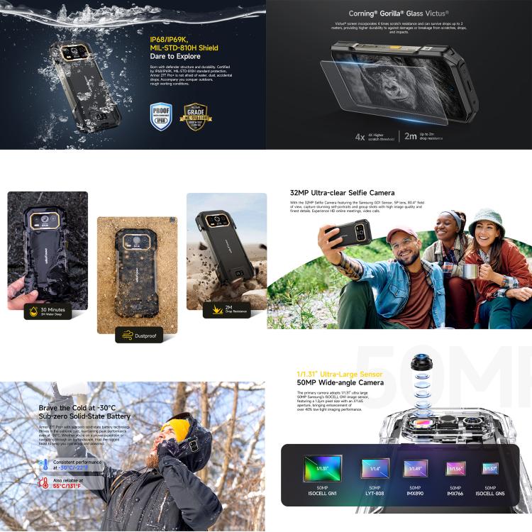 SunskyOnline's tweet image. Ulefone Armor 27T Pro+
 
➤ FLIR 3.5 Professional Thermal Imaging
➤ 10600mAh Low-Temp Solid-State Battery
➤ 64MP Night Vision Camera
➤ uSmart Expansion Connector for Accessories
 
👉bit.ly/4rgtauf
#Armor27TPro #ThermalVision #RuggedKing #FieldWork