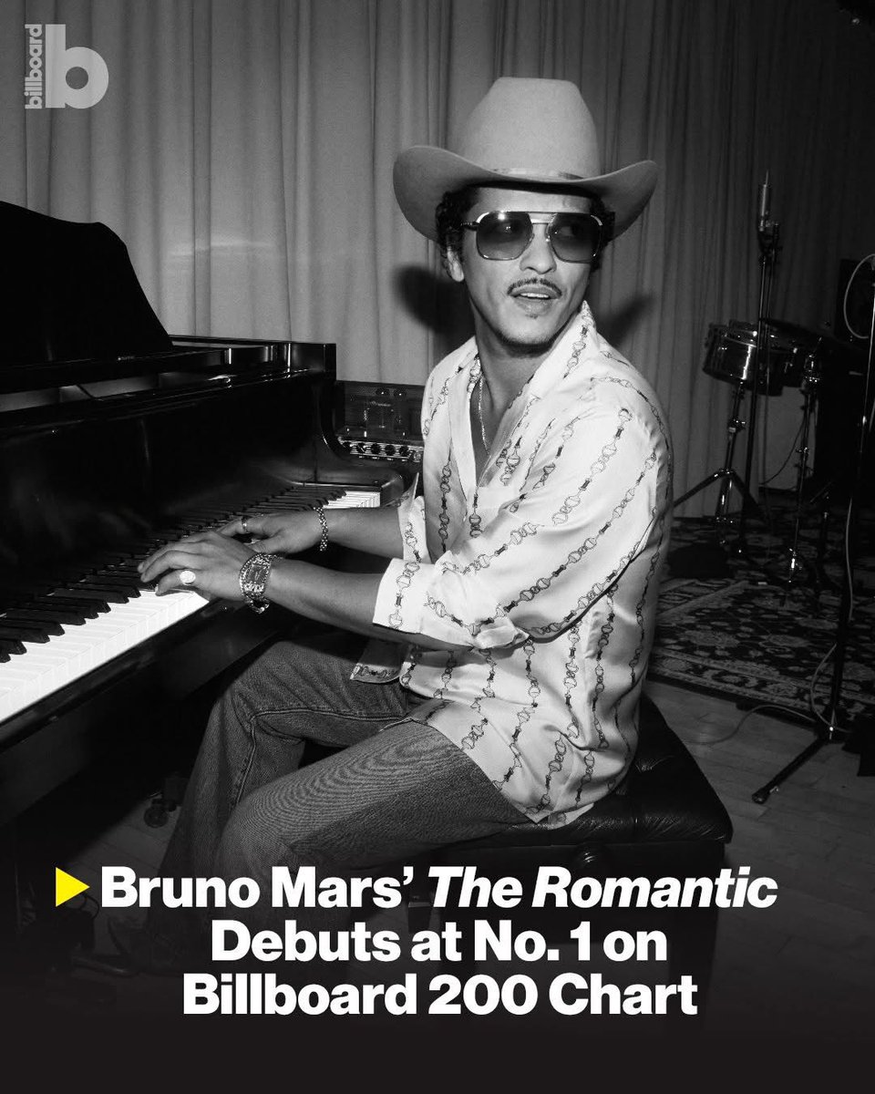 BrunoMarsPhils's tweet photo. Congratulations to our man @BrunoMars for hitting the #1 album spot on the @billboardcharts ! 🎉🔥 This achievement is truly well deserved. Keep shining and making amazing music King, we are so proud of you! 👏🎶 #Number1Album #BrunoMars #TheRomantic https://t.co/F2IOSfy9dU