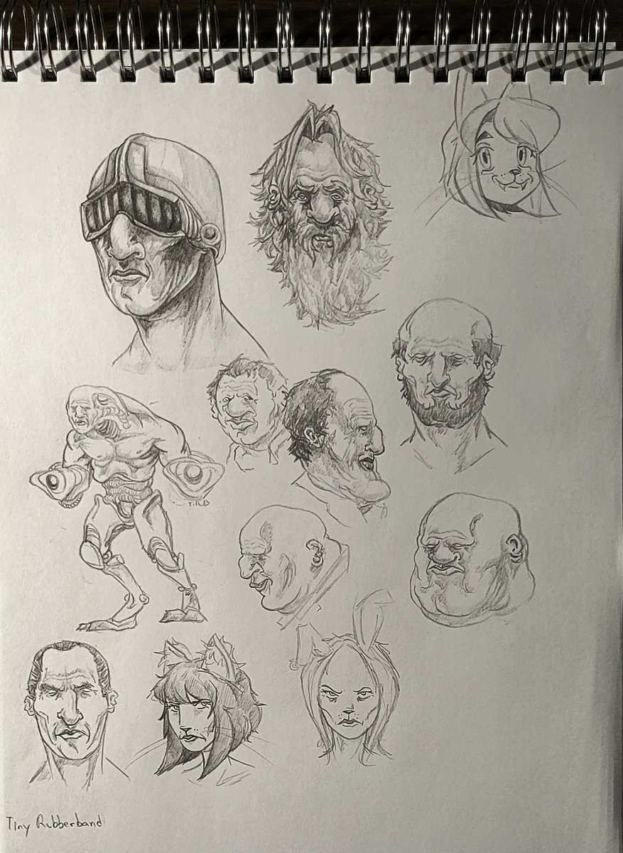 Tiny_Rubberband's tweet image. Been drawing some faces.

#sketchbook #traditionalart #NewAccount #characterdesign