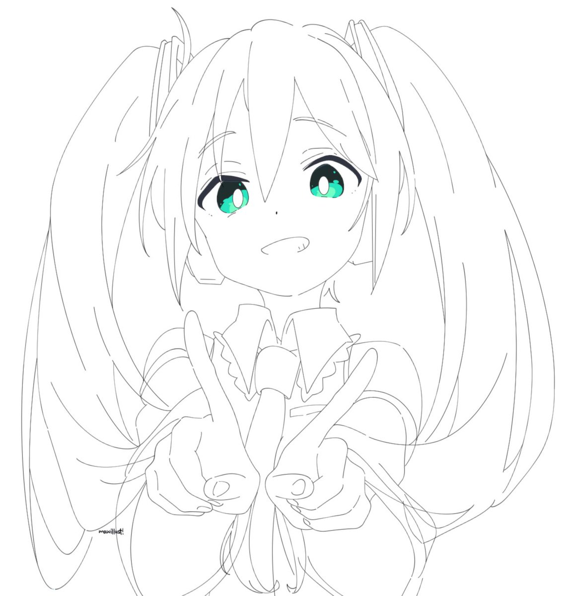 mawillust's tweet photo. Sound of the future by mawillust. [Hatsune Miku]
❤️ &amp; Repost.

「 #ミクの日  #ミクの日2026 #初音ミク #HatsuneMiku #VOCALOID 」 https://t.co/IgELPhSq55