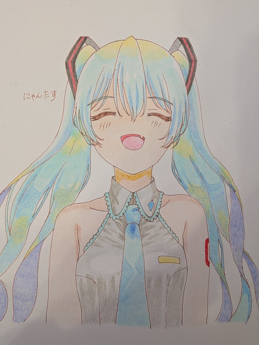 こんにちは(⁠*⁠´⁠ω⁠｀⁠*⁠)

今日は初音ミクちゃんの日✨
ミクちゃんに幸せ笑顔になってもらいました🥰

#ミクの日 
#ミクの日2026 
#初音ミク