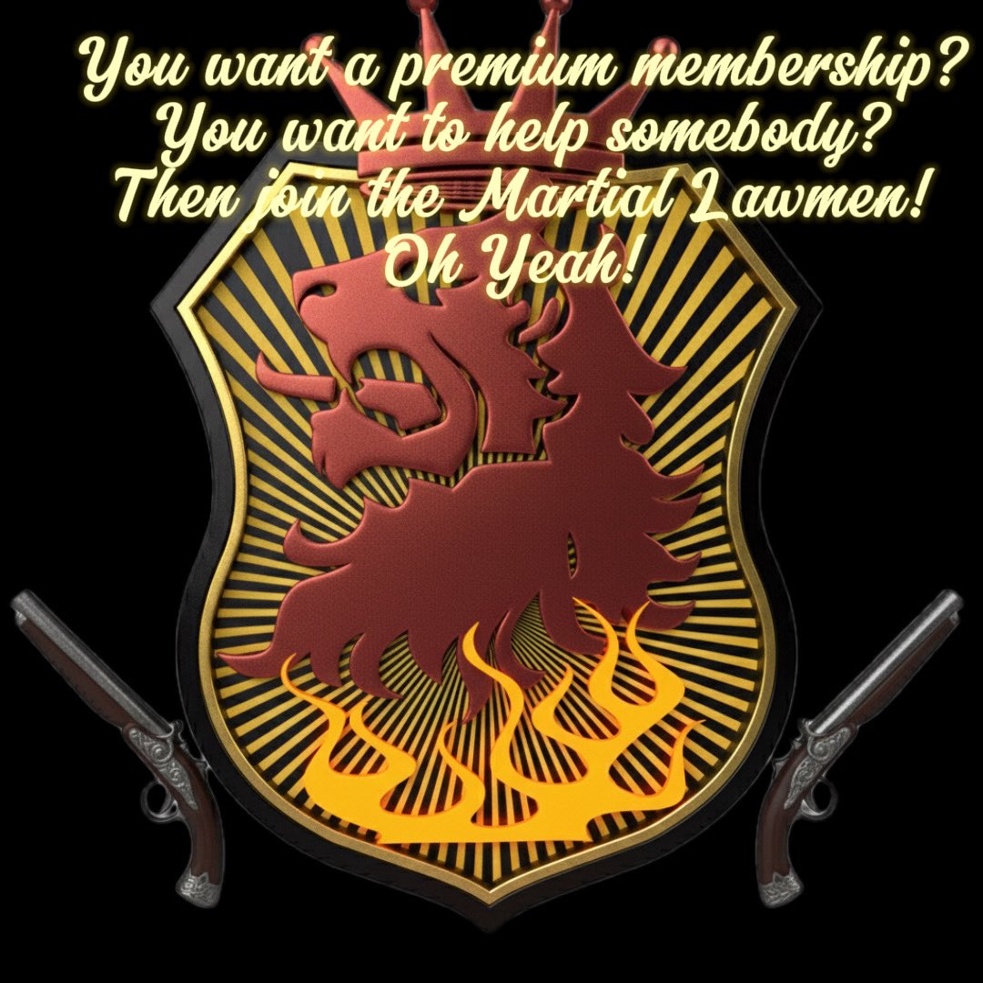 Martial Lawmen Crew tweet media