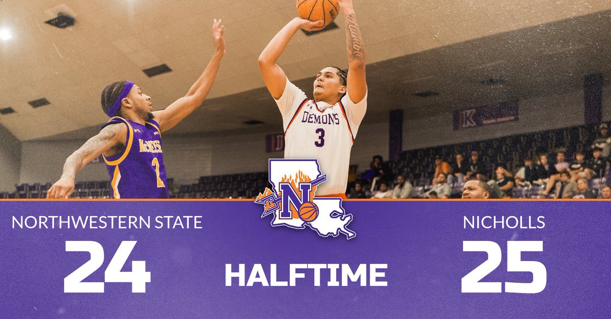 NSUDemonsMBB's tweet image. Demons led by @JumawanLandyn with 9 (3-4 from 3-point range) first-half points!

#ForkEm x #DemonTime