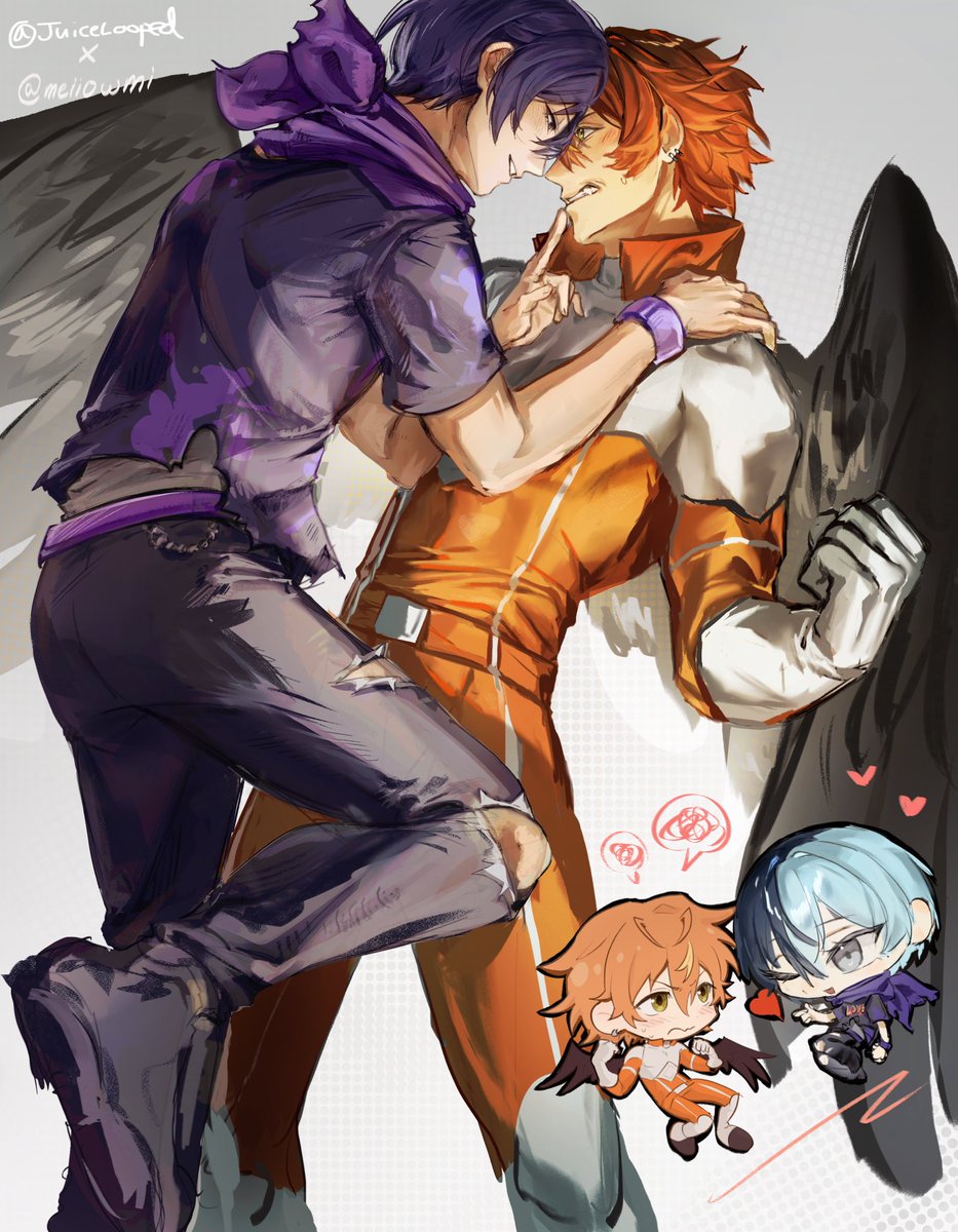 collab with <a href="/meiiowmi/">mei</a> 🧡💙🤤!!