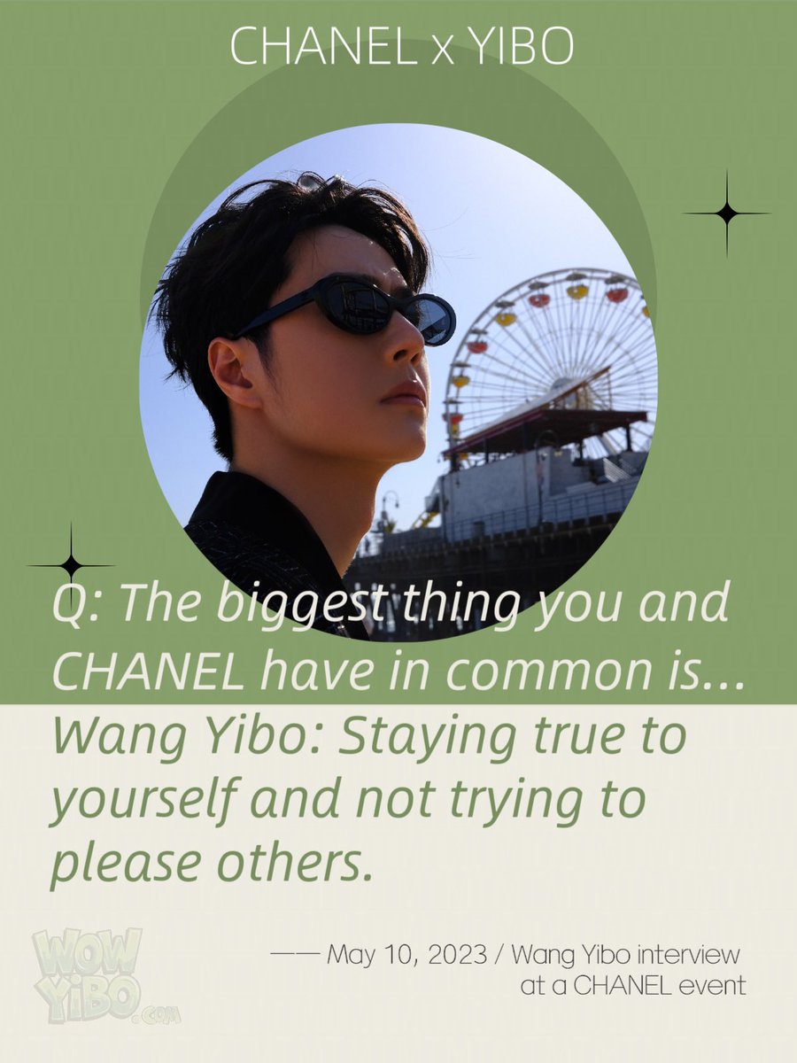 wowyibo_com's tweet photo. The final event is today — wondering what kind of handsome Yibo will show up💚

#王一博
#WangYibo
#ワン·イーボー
#WangYiboxCHANEL https://t.co/SJX0Kd78iJ