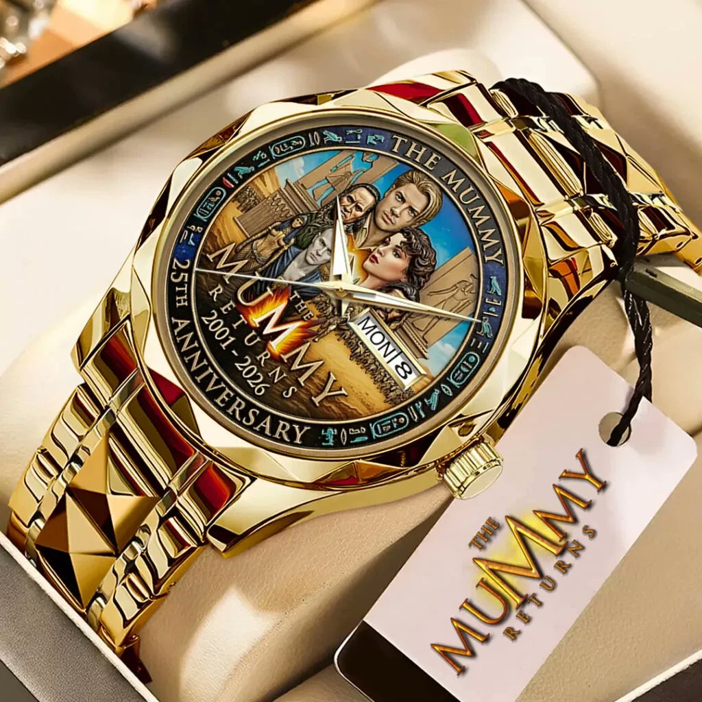 themummia's tweet photo. Springing forward with some flare for the 25th anniversary of The Mummy Returns. ⌚️

#themummyreutrns #watches https://t.co/C99ys5ntyV