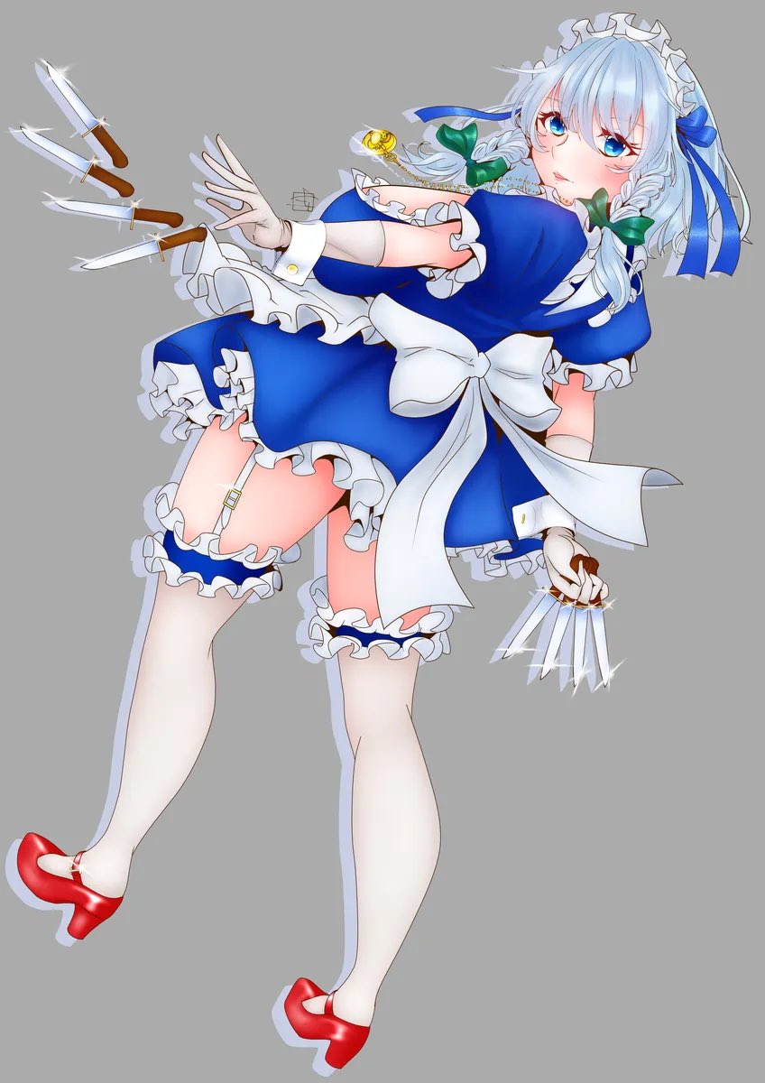 #3月9日は咲夜の日
対比が極端で笑う。 