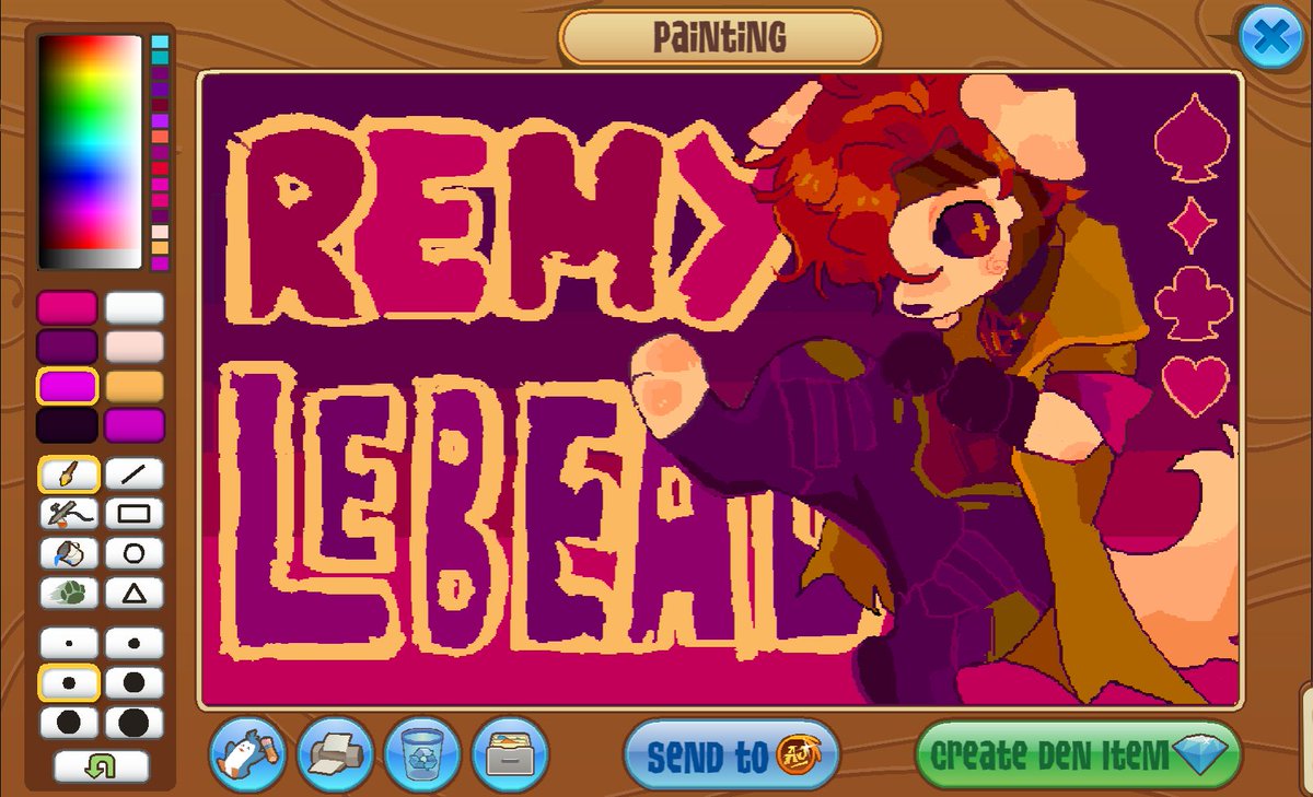 i've remade it in #animaljam 😵‍💫prob like 20 dims idk