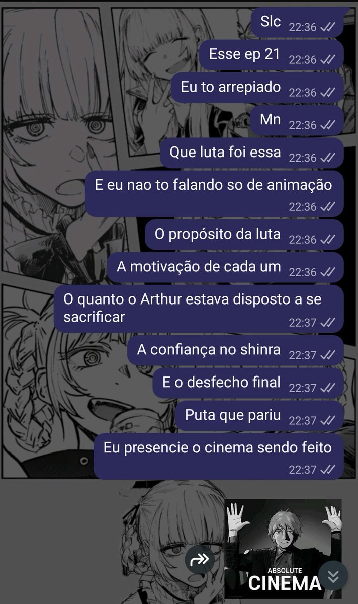 Nick5s_'s tweet photo. Meu Deus do céu mn, fire force ta insano https://t.co/pp7XIoJ0F4