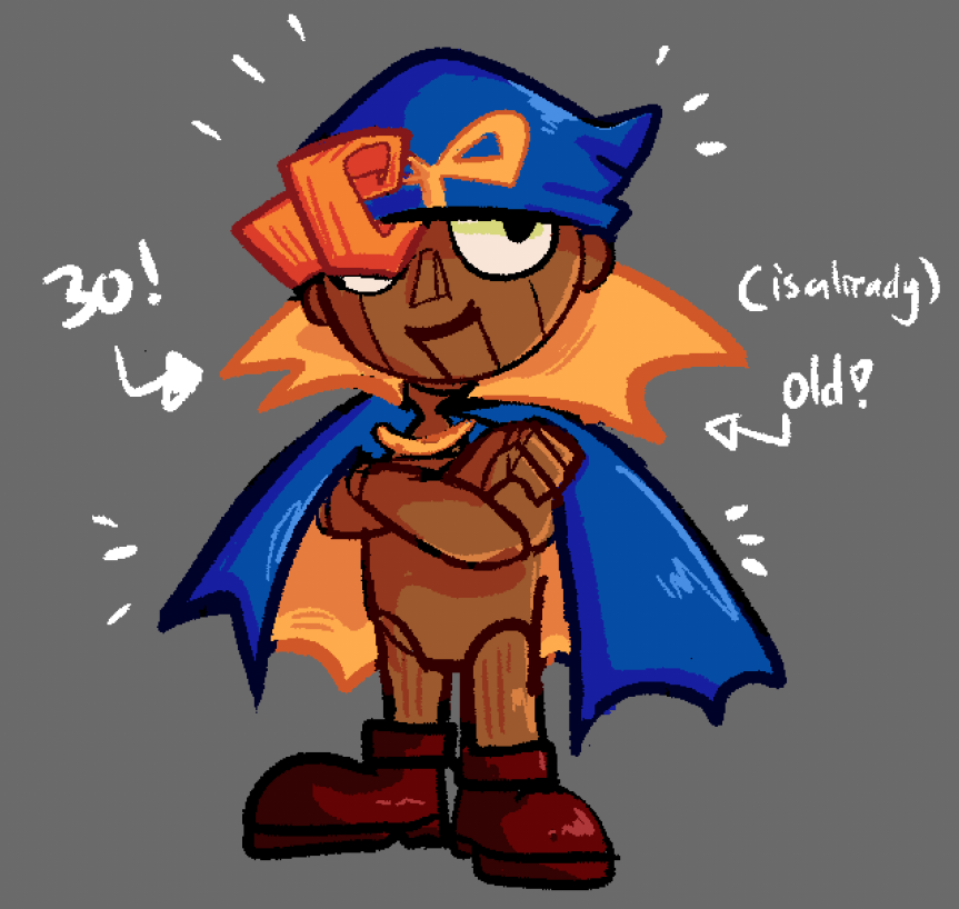 「what do you mean smrpg turned 30? today?」|✨Shay🌌のイラスト