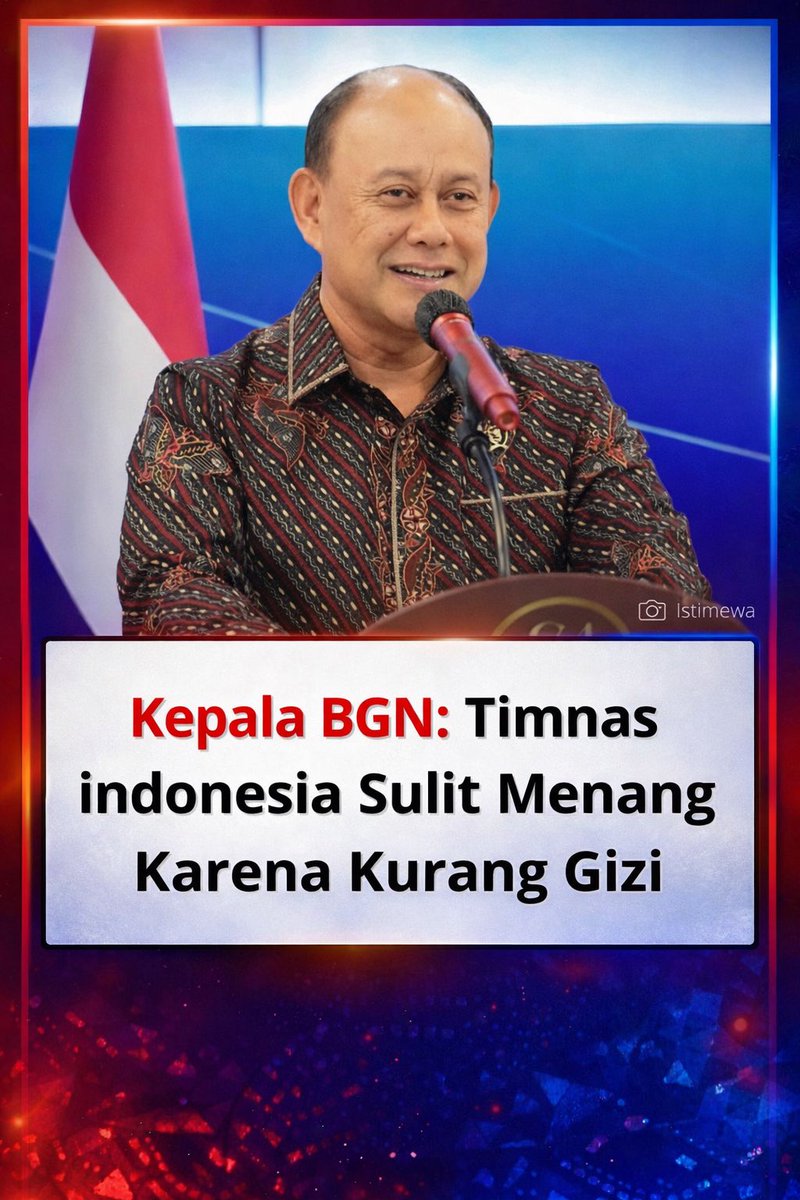 Timnas dikasih MBG bisa langsung juara dunia. 🔥