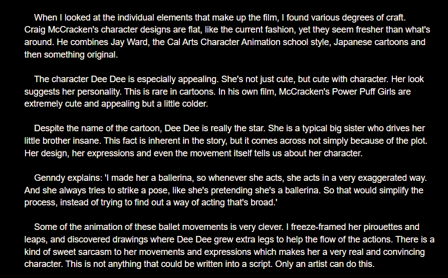 IanPJC1's tweet photo. @N64Pak John K fan here

I could be wrong, but he said that Cow &amp; Chicken was the most well drawn cartoon in the 90s and even praised Dexter's Lab in an Animation Magazine article about What a Cartoon (if not absolutely geeking about it), saying that it made him feel like a kid again https://t.co/04BsTWZV0G