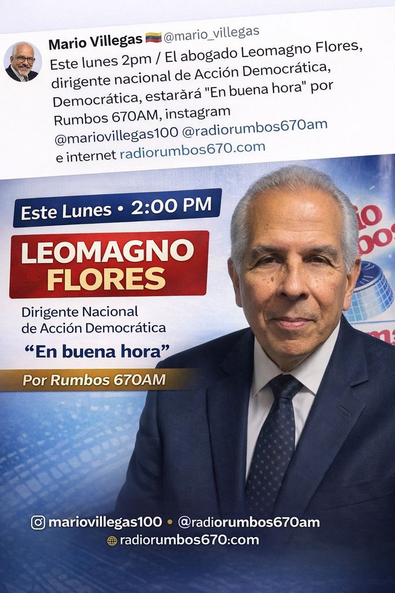 Leomagno Flores tweet media
