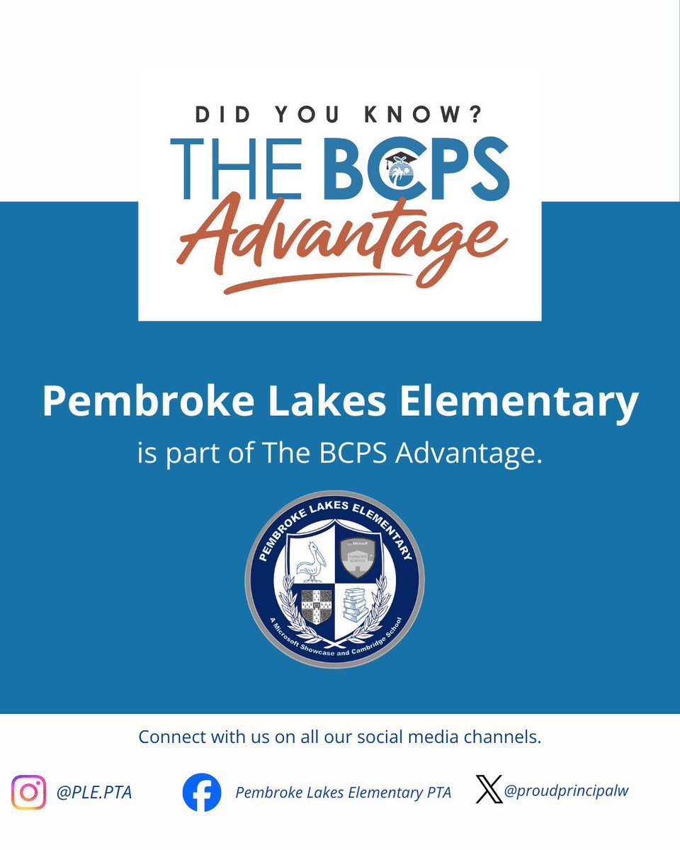 Pembroke Lakes Elementary PTA tweet media