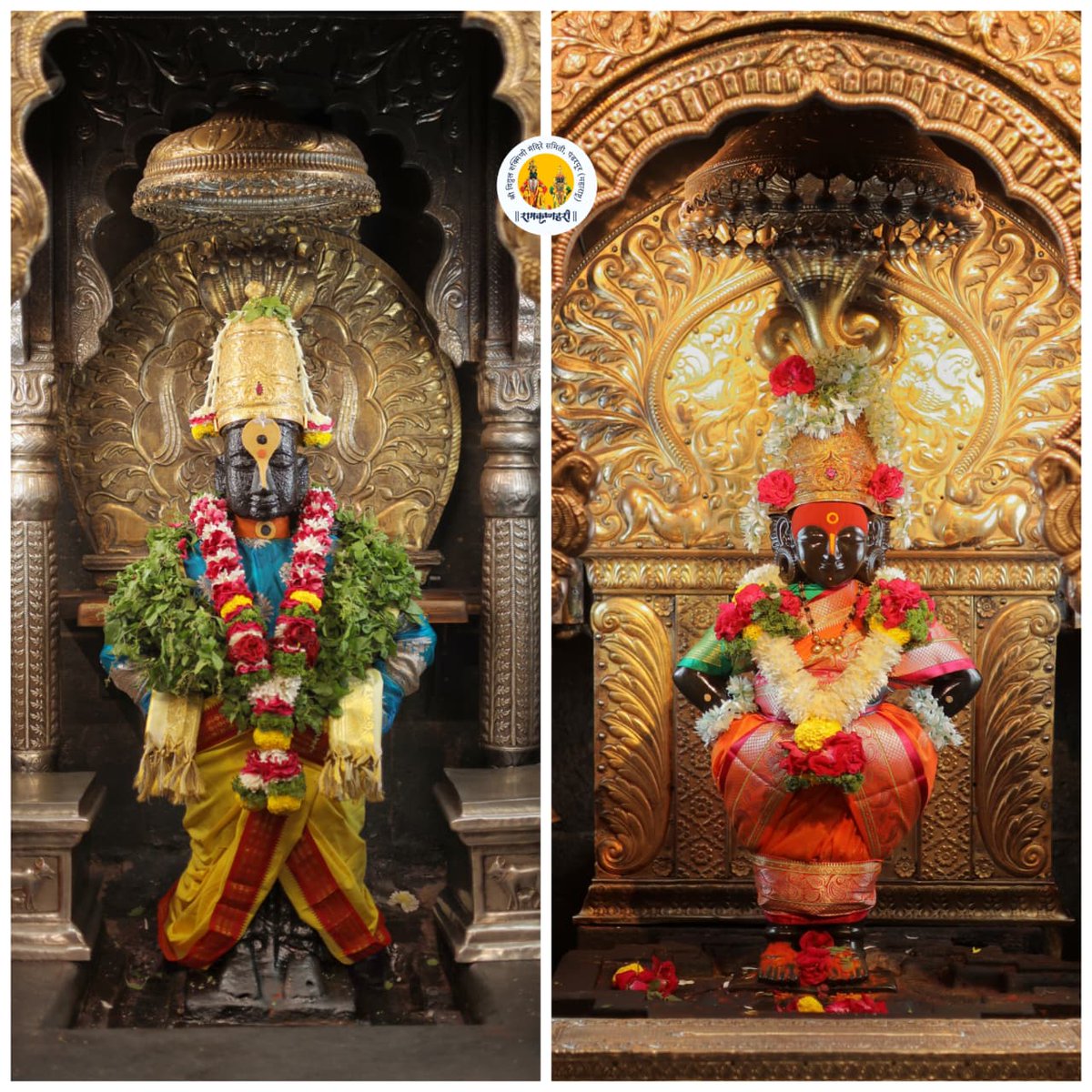 Vitthal Rukmini Today darshan (@pandharpurvr) on Twitter photo 