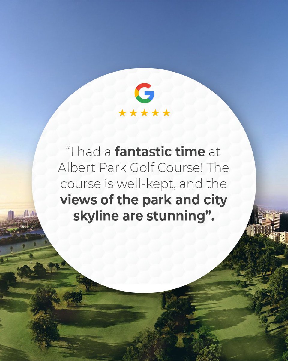 AlbertParkGolfCourse tweet media