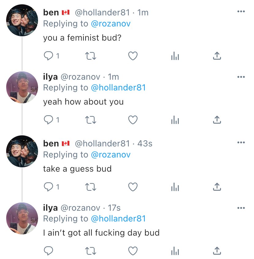 ilya connecting with fans à la liam gallagher but it’s canadian