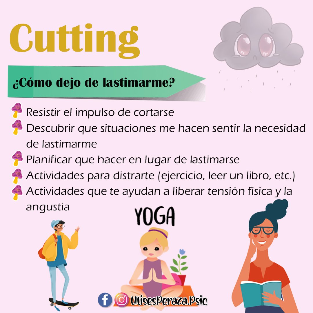 UlisesPerazaC's tweet photo. "Cutting"
El pasado 01 de #Marzo2026 se habló acerca de la concientización sobre la autolesión.
🔈 No es un chiste, no es broma, es algo serio y las #Adolescencias merecen ser escuchadas.
⚠️ Si notas que tu hija/o está pasando por estos indicadores acompáñalo con un profesional. https://t.co/4Q4JY6ah8x
