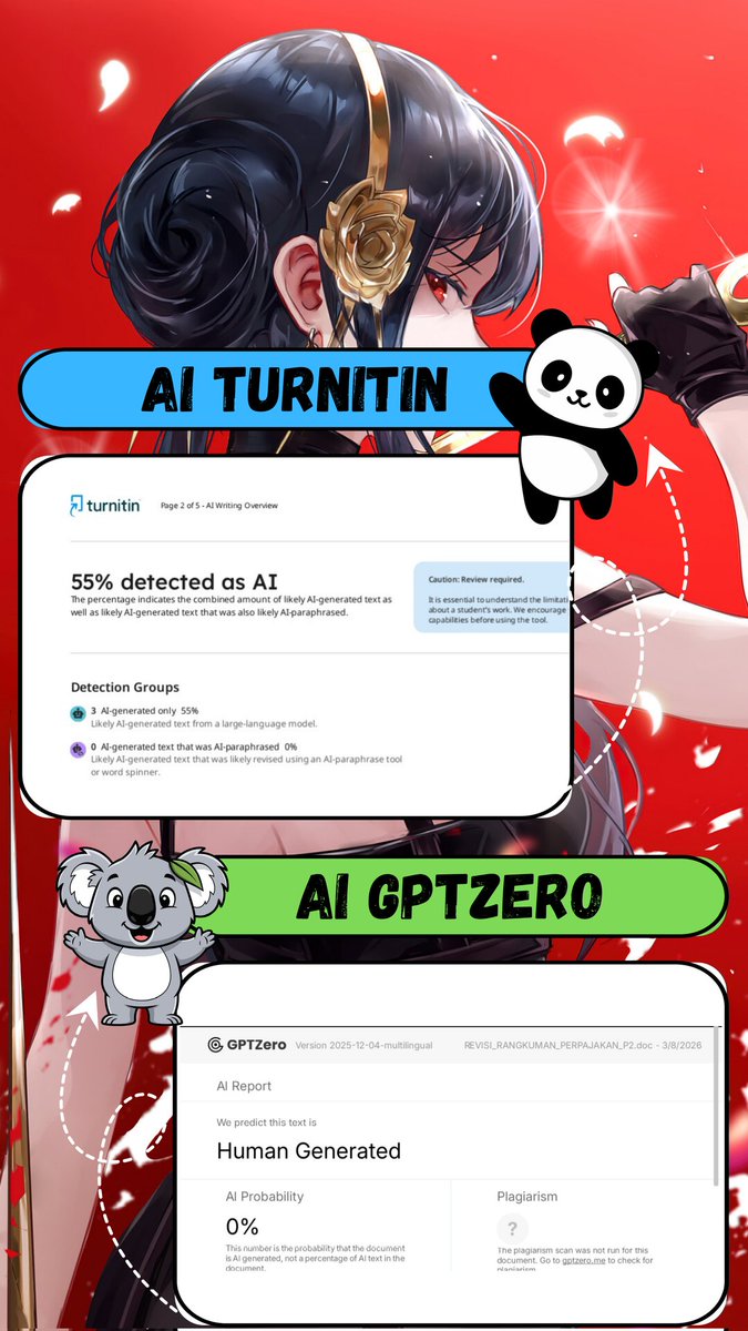 VIOLET || CEK TURNITIN & PARAFRASE 🦭 tweet media