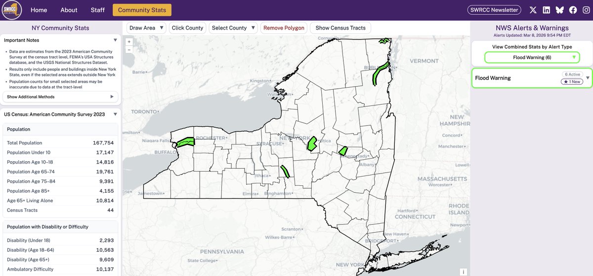 NY State Weather Risk Communication Center tweet media
