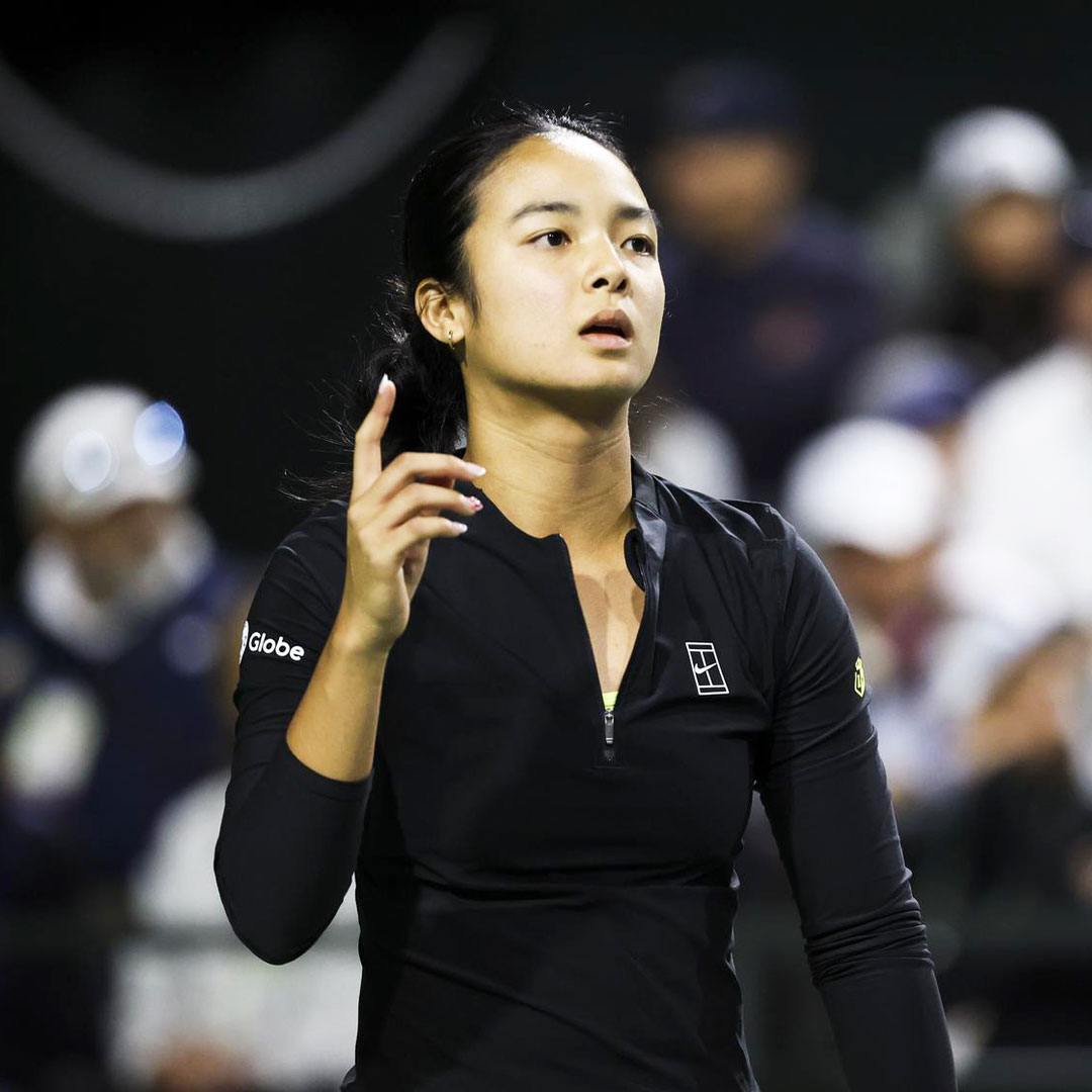 BNPPARIBASOPEN's tweet photo. One set down, one set to go ☝️

Alex Eala takes the first set 6-2 against Gauff.

#TennisParadise https://t.co/WoTwMHBKnS