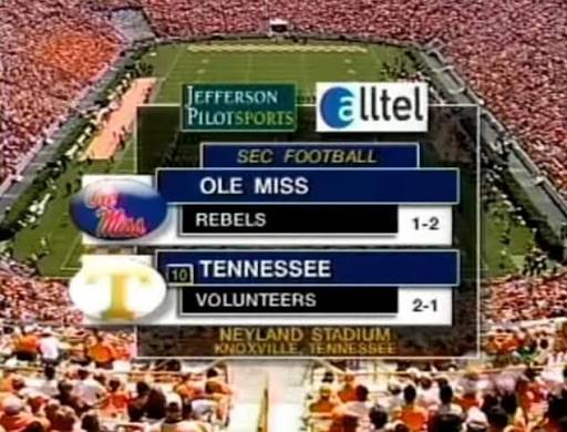 In the 90s and early 2000s whenever College Gameday ended for those in the Southeast United States they changed the channel to Jefferson Pilot Sports Game of the Week.