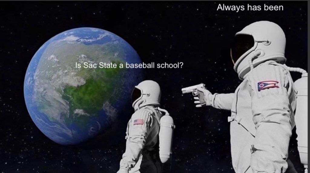 Sac State just won the series in Baton Rouge against #2 Ranked LSU. 

<a href="/LSUbaseball/">LSU Baseball</a> <a href="/SacStBaseball/">Sac State Baseball</a>