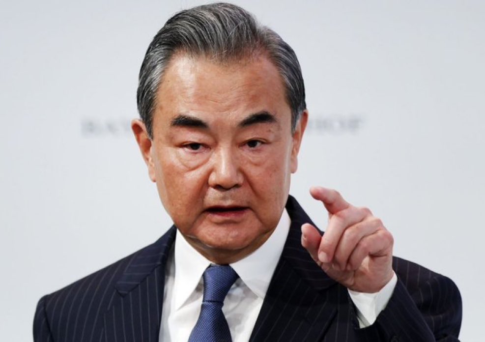 worldtalkk's tweet photo. Chinese FM Wang Yi says "Taiwan has been an integral part of China since ancient times. It never was, is not, and never will be a country." https://t.co/1A8GkD4hlB