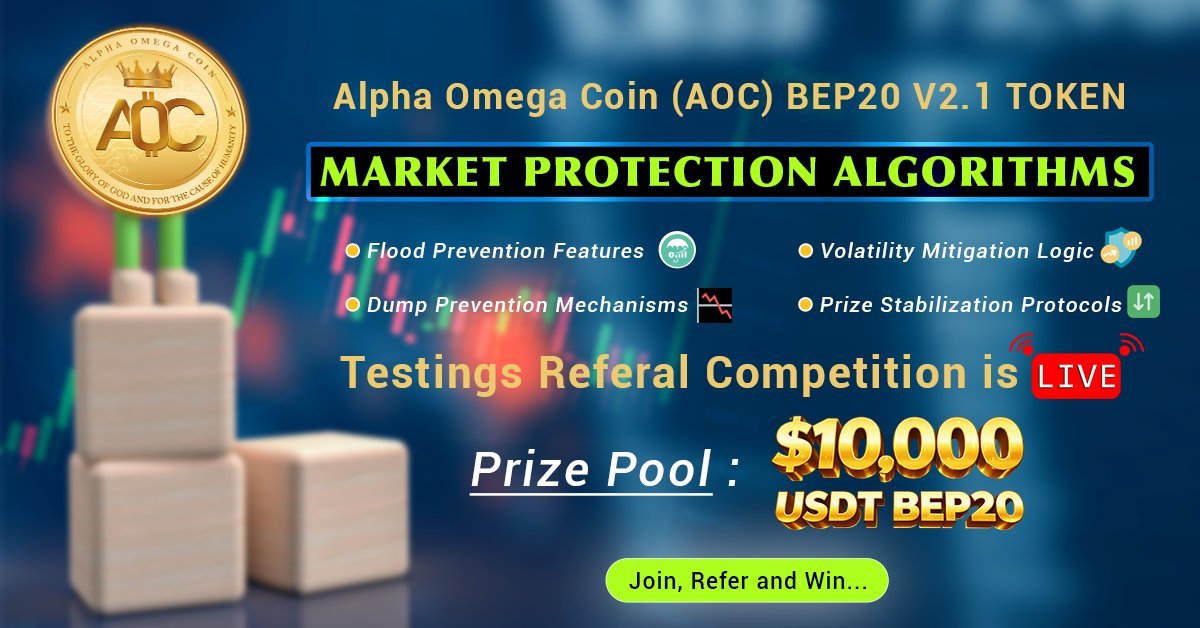 UrbanExplorer28's tweet photo. Check out @AlphaOmegaCoin1. Its anti manipulation systems control circulation monthly, preventing sudden crashes. PMPA and RAMA make trading smoother & protect long term investors
https://t.co/X7T5h8zxz6
#CryptoProtection #AntiManipulation #SmartToken #BNBChain #CryptoCommunity https://t.co/7GHljSEnuE
