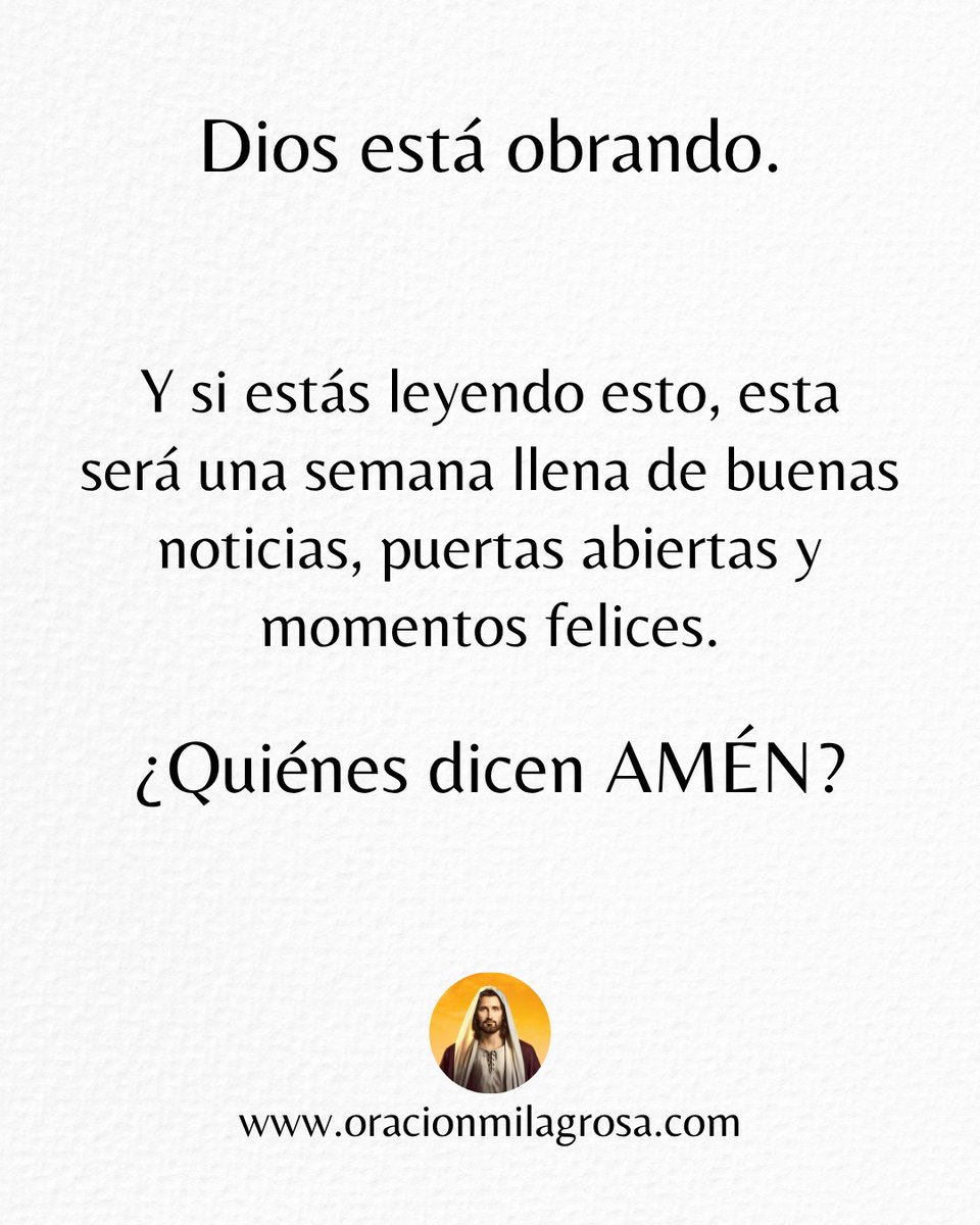 Oración Milagrosa tweet media