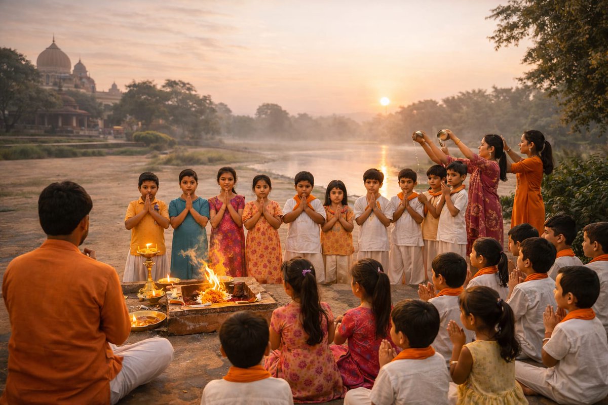 makarandmsgs's tweet photo. बाल्यावस्था में मिले संस्कार जीवनभर साथ निभाते हैं। मोटेरा आश्रम का Bal Sanskar Kendra बच्चों को यही अनमोल सौगात दे रहा है। Samagra Vikas और Shiksha Aur Moolya के इस केंद्र को ओलंपिक प्रोजेक्ट के नाम पर विस्थापित करना अन्यायपूर्ण है। #SaveAsharamjiAshram https://t.co/o7lQtmKujh