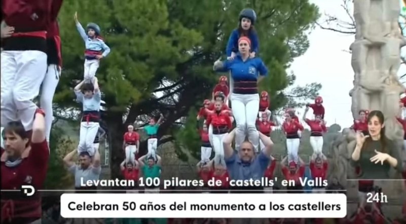 rabbit974's tweet photo. @RTVECatalunya @rtve @rtvenoticias Els 100 pilars es van fer al Vendrell, no a Valls, pel centenari dels @nensdelvendrell i davant del monument als #castells, el #4de8 que aquests sí, feia 50 anys. #castellsenxarxa https://t.co/lyPZ8az9DT