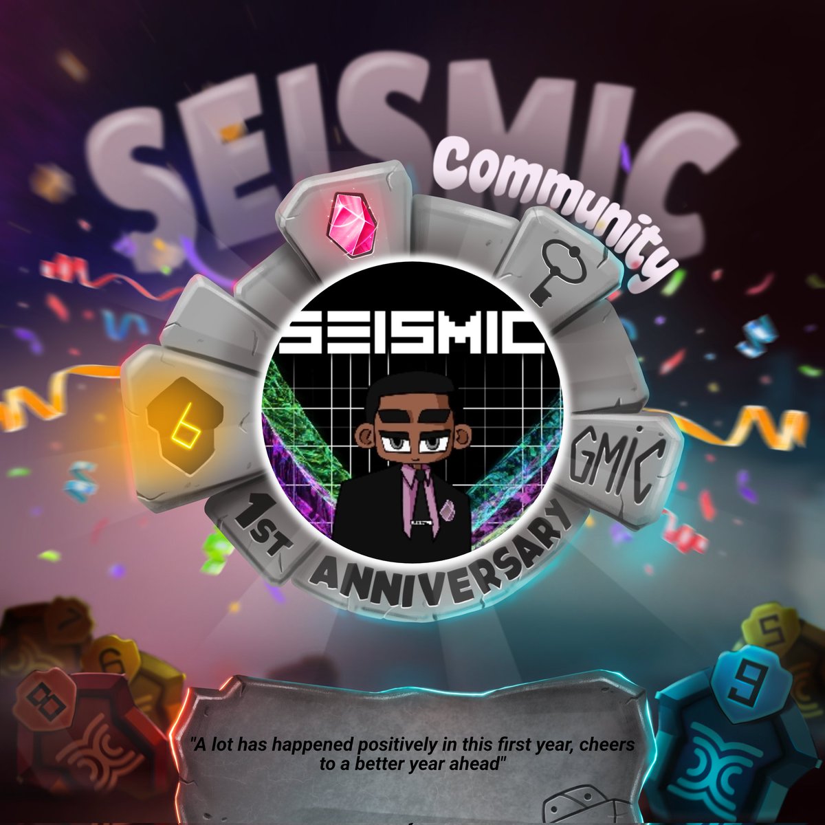 this is your sign to start now, whatever it is you've had in mind to do for a while now that you've been procrastinating

<a href="/lyronctk/">Lyron</a> took that bold step of acting on what he has had in mind for a while, 

and this month makes it a year since SEISMIC went from being a thought