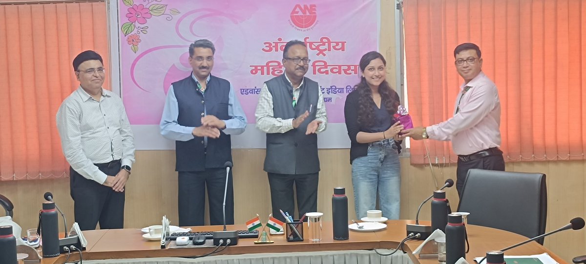 AWEIL celebrates International Women's Day at Corporate Office Kanpur in the presence of the Directors. BoDs conveyed best wishes to all Women Employees of AWEIL.
#InternationalWomensDay  <a href="/SpokespersonMoD/">Ministry of Defence, Government of India</a> <a href="/DefProdnIndia/">Defence Production India</a>
