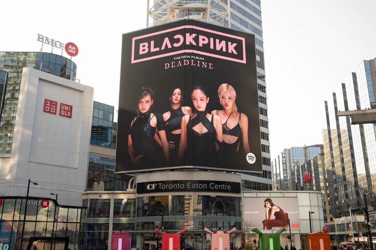 #BLACKPINK in Toronto with <a href="/Spotify/">Spotify</a> <a href="/SpotifyCanada/">Spotify Canada</a> 

#블랙핑크 #3rdMINIALBUM #DEADLINE #YG