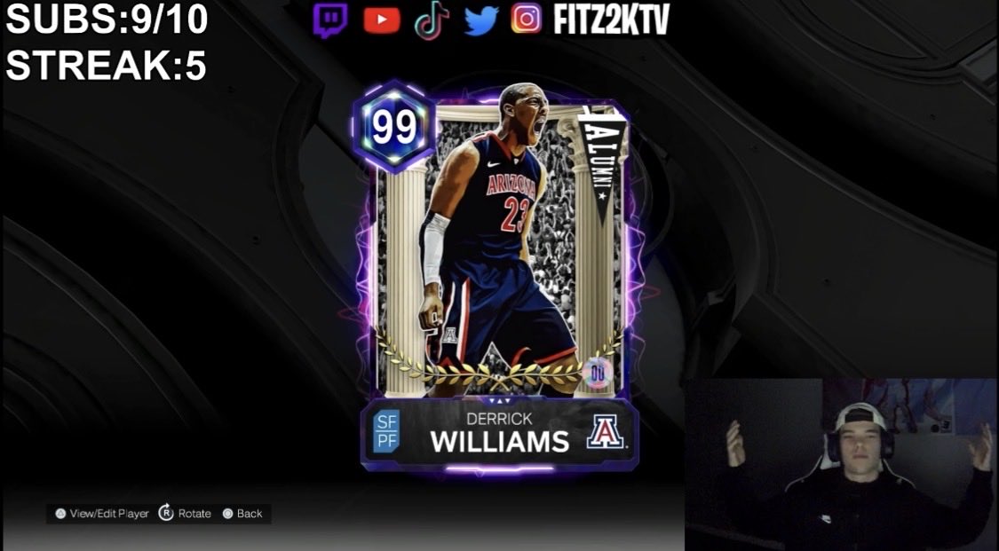 Fitz2KTV's tweet photo. My Best Pull Of The Year! Out Of An MT Single… #NBA2K26 #MyTEAM #DerrickWilliams #DarkMatter #PackOpening #Blessed https://t.co/yiF0HSBay0
