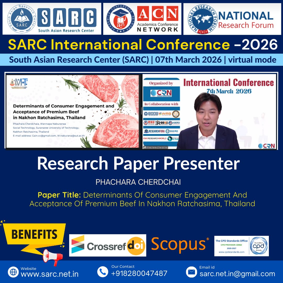 SARCCONFERENCE's tweet photo. The South Asian Research Center (SARC) successfully conducted the International Virtual Conference, bringing together researchers, academicians, and professionals from around the world to share their knowledge, research, and innovative ideas. 

#SARC #InternationalConference https://t.co/71VMbfviF8