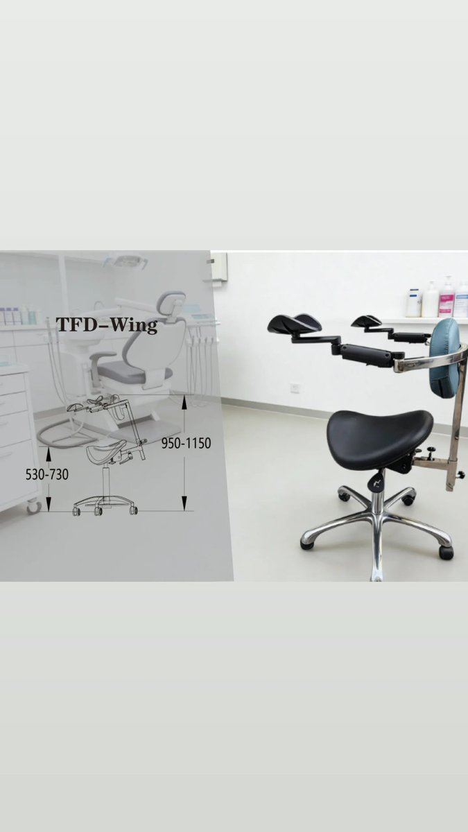 piscel's tweet image. #dentalchair #saddlechair #dentist #ergochair