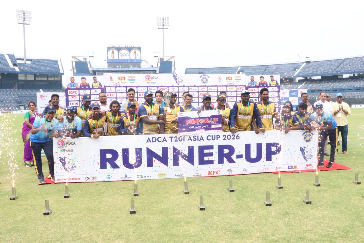 of_Astha's tweet photo. Closing Ceremony | ADCA T20I Asia Cup 2026 at Barabati Stadium, Cuttack on 25 February 2026
The Closing Ceremony of the ADCA T20I Asia Cup 2026 celebrated the successful completion of an extraordinary tournament.
#ADCAT20IAsiaCup
#astha
#ADCA #IDCA #ODCA #OCA https://t.co/l7BsMnODXZ